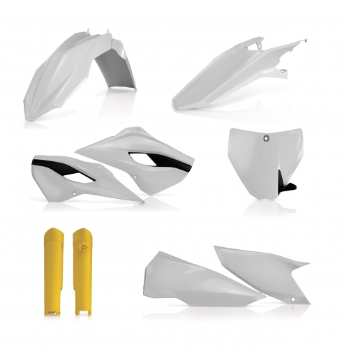 KIT PLÁSTICOS COMPLETO ACERBIS HUSQVARNA TE / FE 2014 - 2015 - COR ORIGINAL